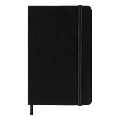 Moleskine σημειωματάριο μονόχρωμο "Classic Notebook Plain Pocket" Μαύρο - QP012