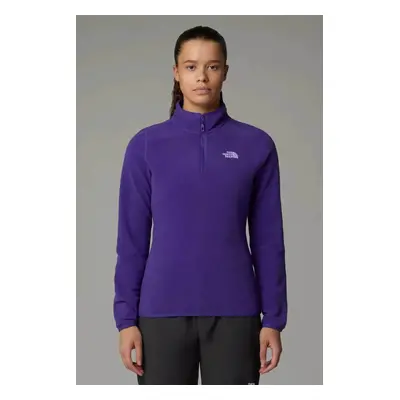 The North Face γυναικεία μπλούζα φούτερ fleece "Glacier 1/4 Zip" - NF0A855MNL41 Μοβ