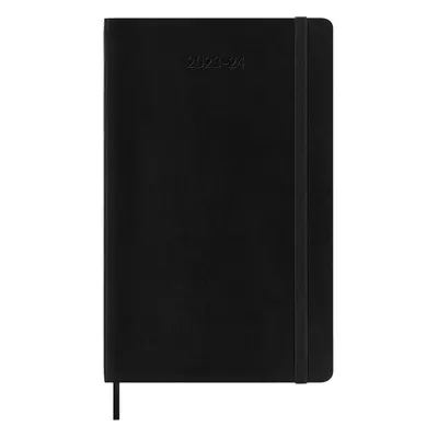 Moleskine ημερολόγιο μονόχρωμο "Classic Planner 2023/2024 Weekly Notebook Large" Μαύρο - DSB18WN