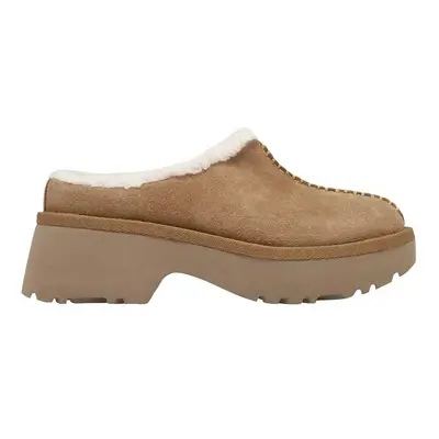 Ugg γυναικεία suede slip on παπούτσια με τακούνι "New Heights Cozy Clog" - 1162510 Ταμπά