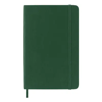 Moleskine σημειωματάριο μονόχρωμο "Classic Notebook Plain Pocket" Πράσινο - QP613K15